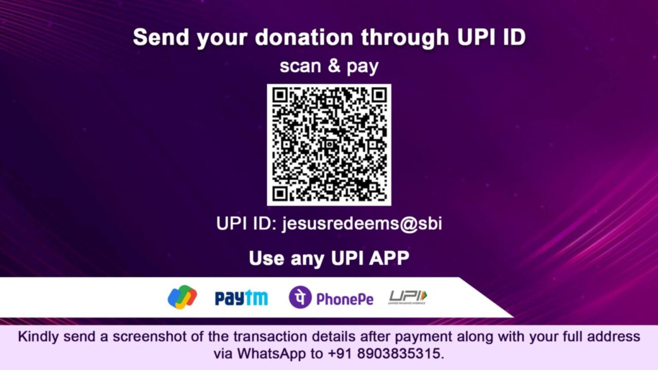Jesus Redeems Google Pay Number | Upi Donation Number | Bro Mohan C Lazarus 3 jesus redeems upi id,