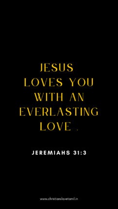 Jesus Loves You,Bible Verses In English And Tamil, Christian slave Tamil,