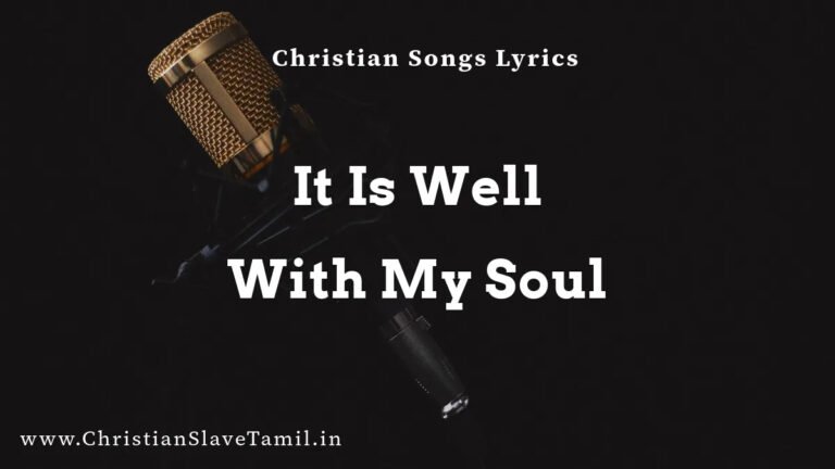 It Is Well With My Soul - English Praise Songs 7 It Is Well With My Soul, v song,
