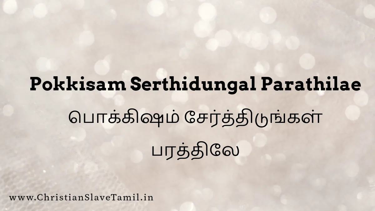 Pokkisam Serthidungal Parathile Song Lyrics 4 Pokkisam Serthidungal Parathilae,
