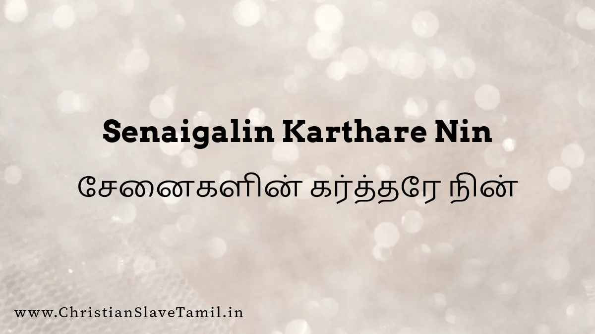 Senaigalin Karthare Nin, Senaigalin Karthare Nin song,