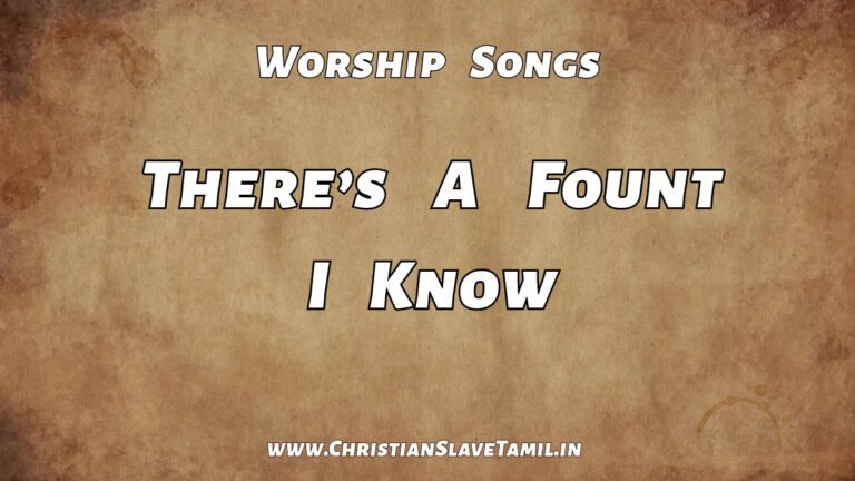 There'S A Fount I Know - English Gospel Songs 2 There's A Fount I Know, There's A Fount I Know song,