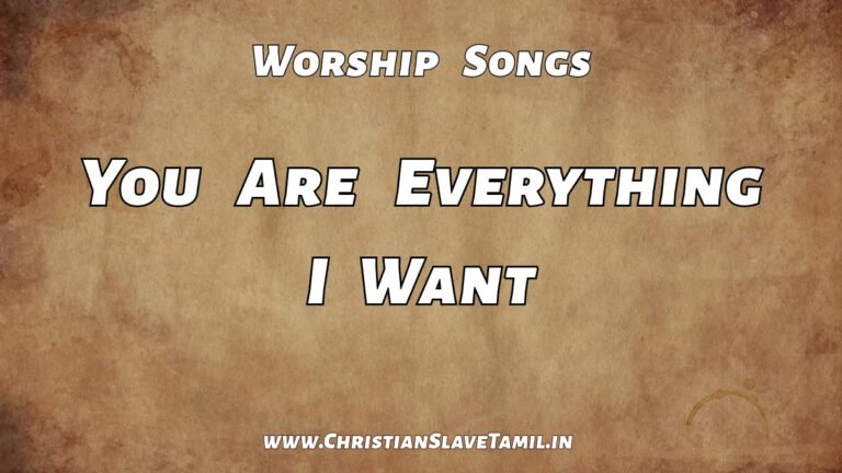 You Are Everything I Want Song - English Gospel Songs 6 You Are Everything I Want, You Are Everything I Want song,