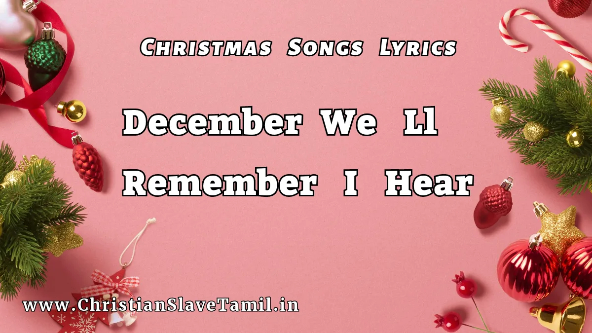 December We'll Remember,
