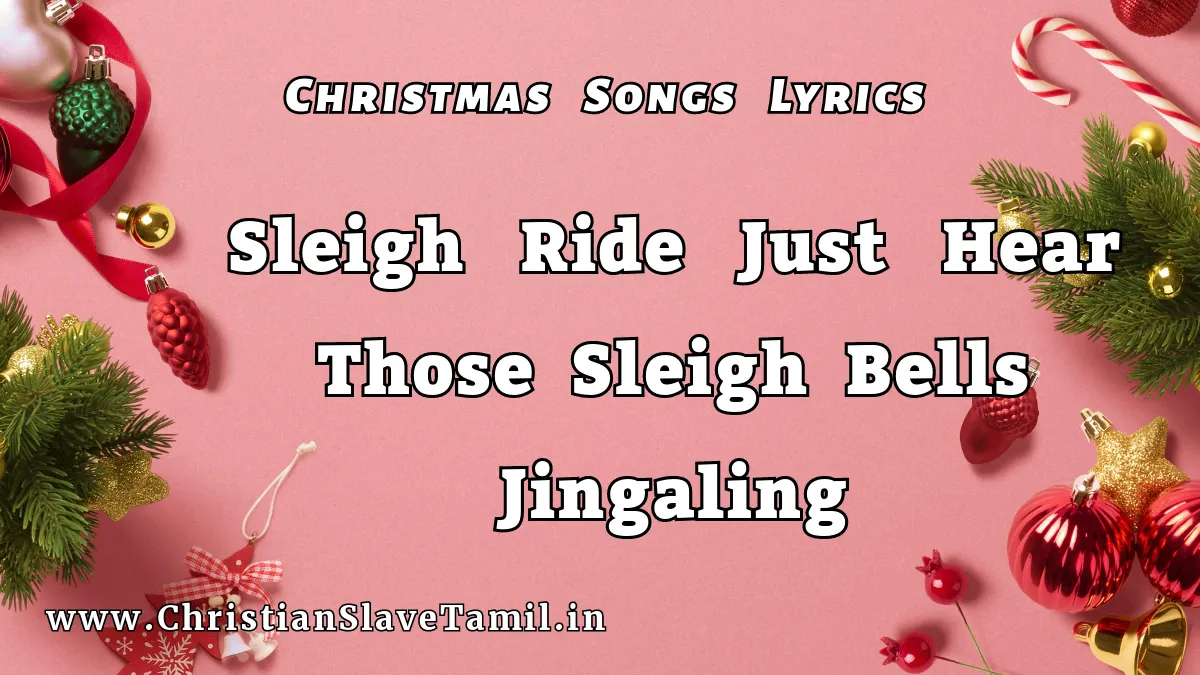 Sleigh Ride Just Hear,