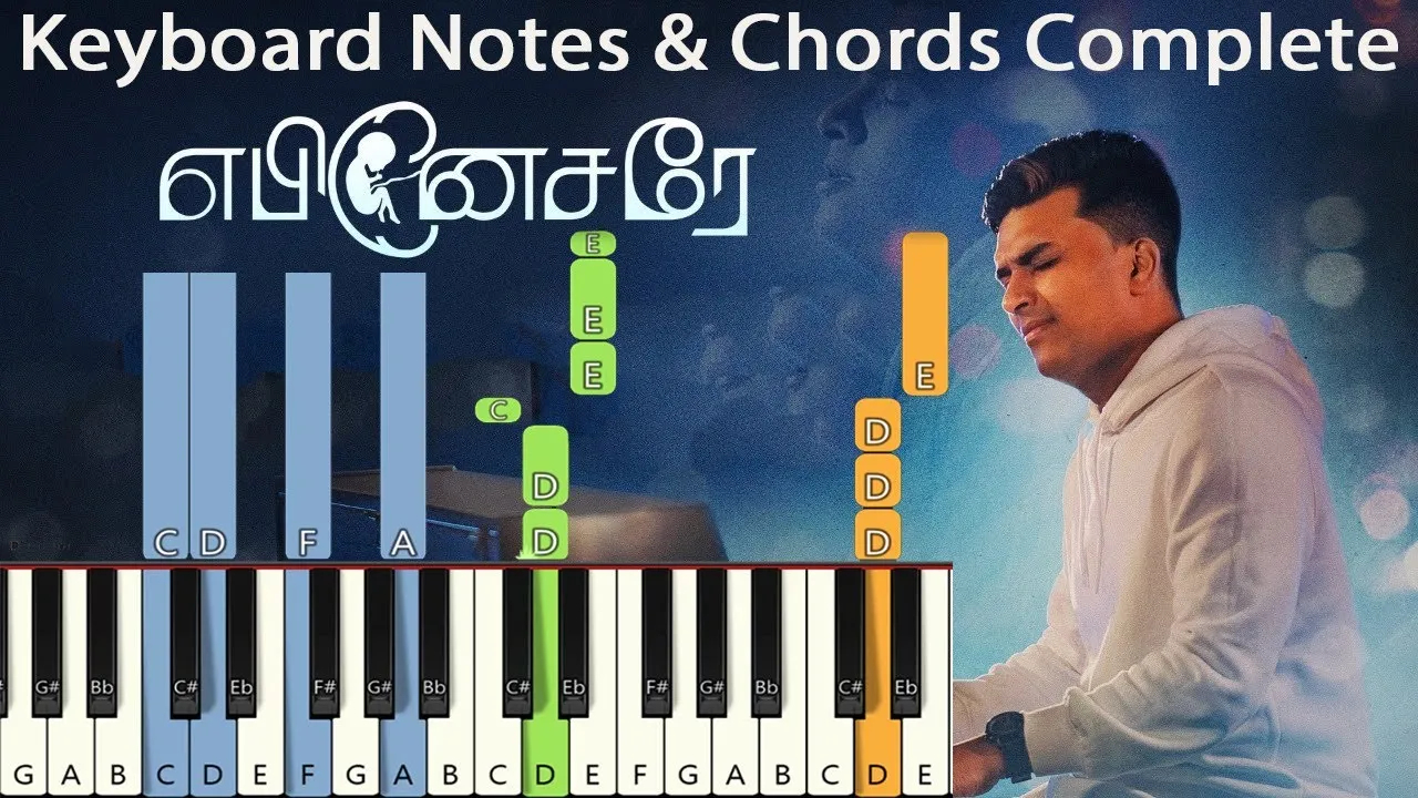 Ebenesarae Keyboard Chords, Ebenesarae Keyboard notes,