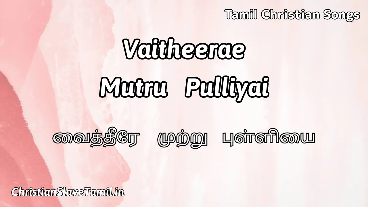 Vaitheerae Mutru Pulliyai - வைத்தீரே முற்று புள்ளியை 10 Vaitheerae Mutru Pulliyai, Vaitheerae Mutru Pulliyai Song,