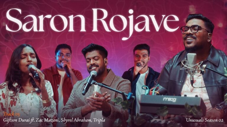 Saron Rojave Giftson Durai Song - சாரண் ரோஜாவே 05 4 Saron Rojave Giftson Durai Song,