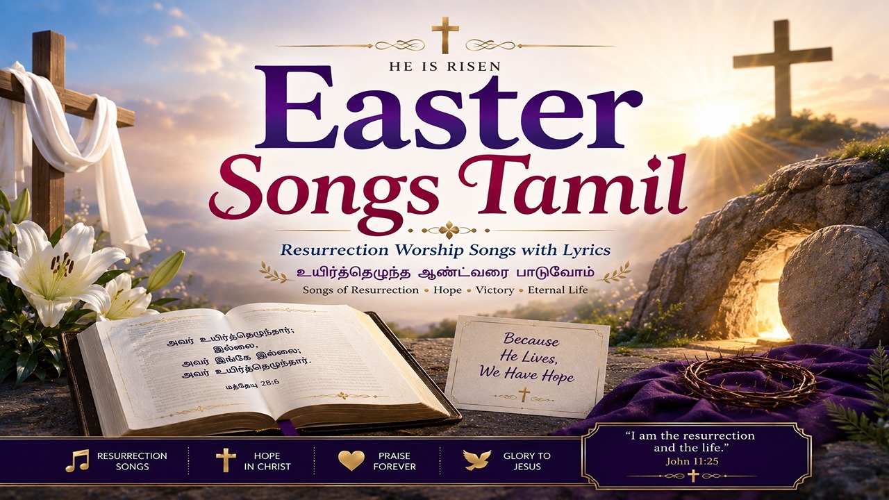 ஈஸ்டர் பாடல்கள் (50+ Songs) | Tamil Easter Songs List Lyrics Mp3 1 Tamil Easter Songs List,